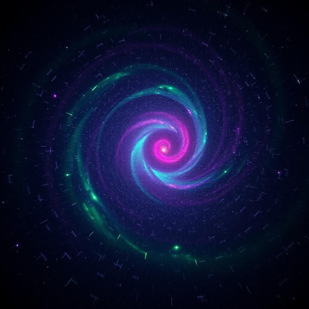Spiral galaxy drone formation